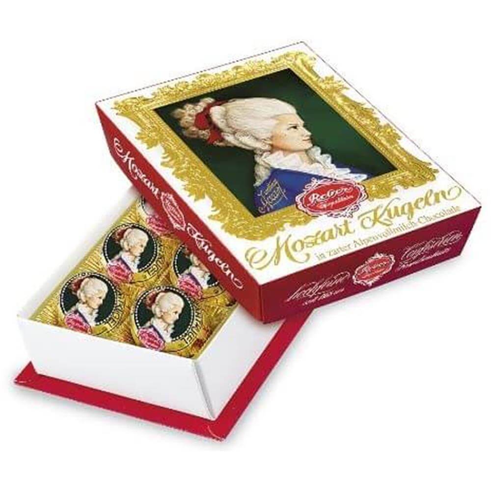 Reber Constanze Mozart Kugel Picture Box 6 Pieces 120G